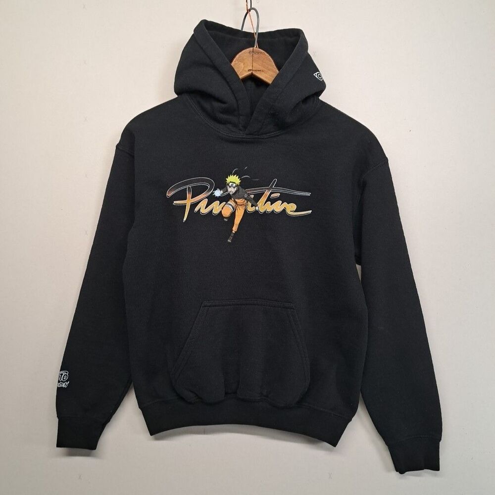 Primitive x Naruto Hoodie Youth Large Black Naruto Shippuden Graphic Sweatshirt